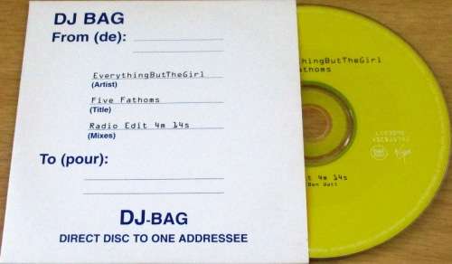 EVERYTHING BUT THE GIRL Five Fathoms Promo CD [Shelf G Box 9]