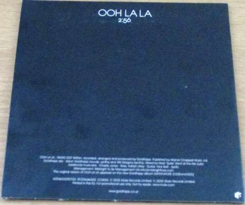 GOLDFRAPP Ooh La La CD [Shelf G Box 9]