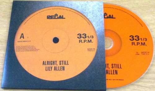 LILLY ALLEN Alright, Still Promo CD [Shelf G Box 6]