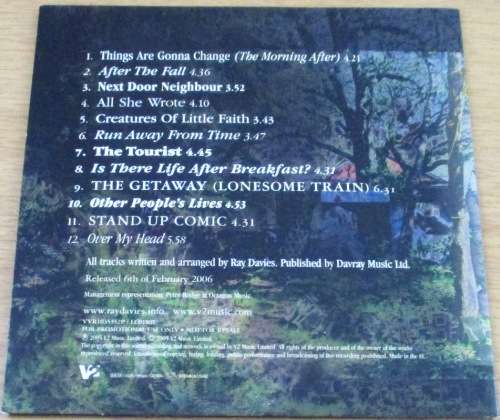 RAY DAVIES Other People`s Lives Promo CD [Shelf G Box 6]