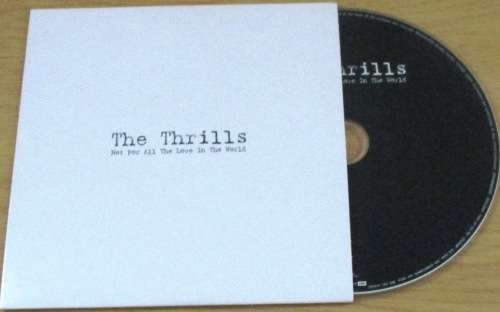 THE THRILLS Not For All the Love in the World + Evidence Promo CDs [Shelf G Box 6]