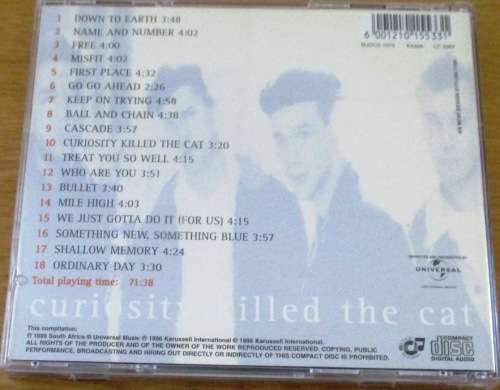 CURIOSITY KILLED THE CAT The Very Best Of [Shelf Z Box 4]