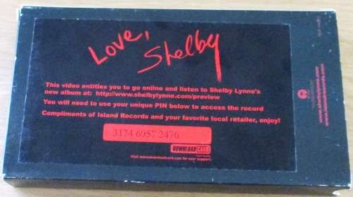 SHELBY LYNNE Love Shelby  Import VHS Video Cassette