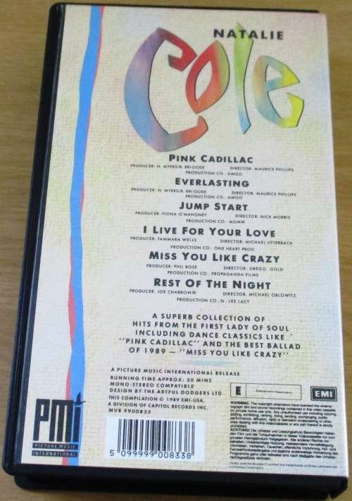 NATALIE COLE Video Hits Import VHS Video Cassette