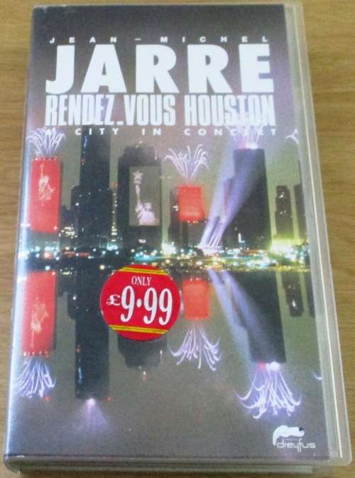 JEAN-MICHEL JARRE Rendez.vous Houston  A City in Concert Import VHS Video Cassette