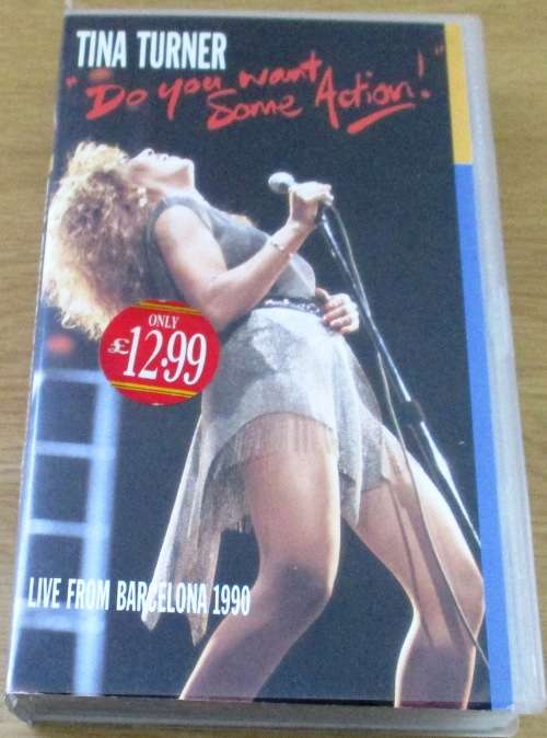 TINA TURNER  Do You Want Some Action Import VHS Video Cassette
