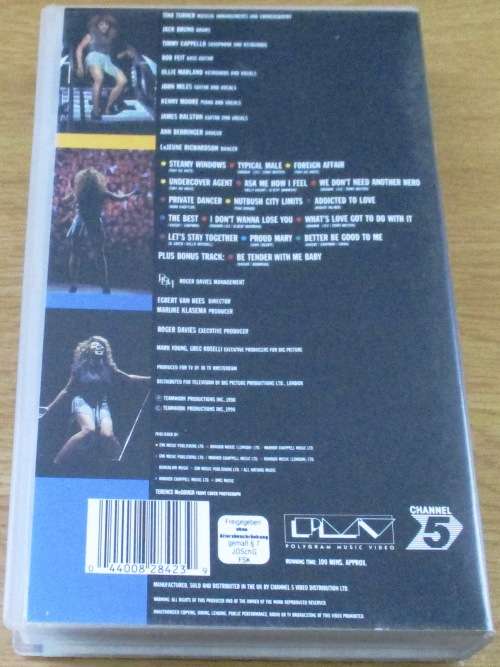 TINA TURNER  Do You Want Some Action Import VHS Video Cassette