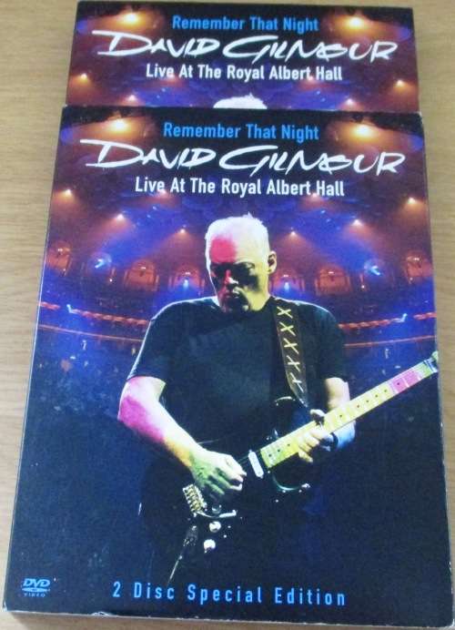 DAVID GILMOUR Remember the Night Live at the Royal Albert Hall 2 X DVD