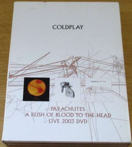 COLDPLAY Parachutes + A Rush and Blood to the Head 2XCD + Live 2003 DVD