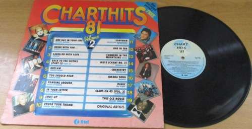 CHART HITS 81 Volume 2 VINYL Record