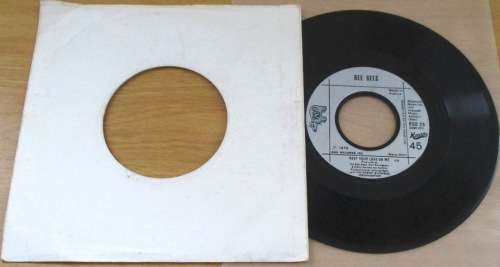BEE GEES  Too Much Heaven  7` Single Vinyl Record  jukebox hole