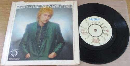 HENDY  Body Language  7` Single Vinyl Record