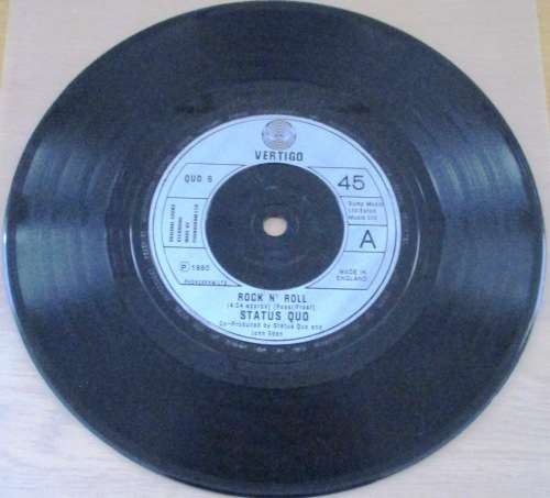 STATUS QUO Rock N` Roll  7` Single Vinyl Record