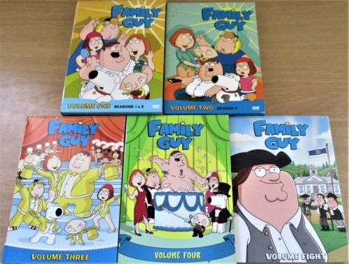 FAMILY GUY Volume 1 + 2 + 3 + 4 + 8 [Individual Boxes - sold as a set]  REGION 1 [BBOX 1]