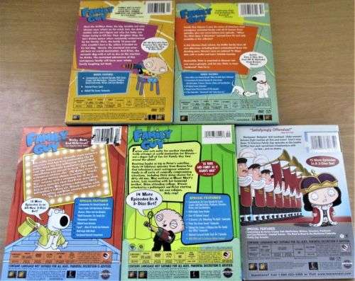 FAMILY GUY Volume 1 + 2 + 3 + 4 + 8 [Individual Boxes - sold as a set]  REGION 1 [BBOX 1]