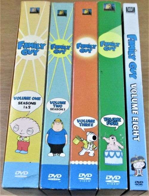 FAMILY GUY Volume 1 + 2 + 3 + 4 + 8 [Individual Boxes - sold as a set]  REGION 1 [BBOX 1]