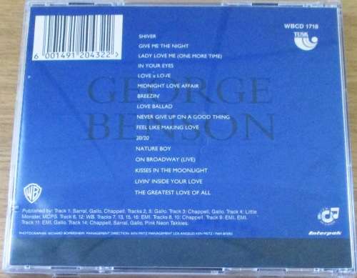 GEORGE BENSON Midnight Moods CD [Shelf Z Box 7]