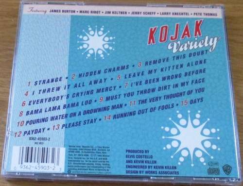 ELVIS COSTELLO Kojak Variety   CD   [Shelf Z Box 6]