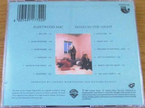 FLEETWOOD MAC Tango in the Night CD South African release