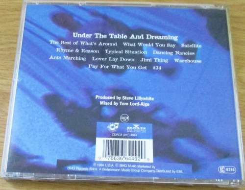 DAVE MATTHEWS BAND Enter the Table and Dreaming IMPORT CD [Shelf Z Box 4]
