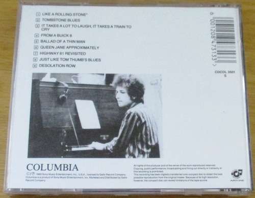 BOB DYLAN Highway 61 Revisited    [Shelf Z Box 2]