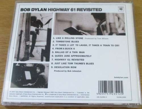 BOB DYLAN Highway 61 Revisited IMPORT CD [Shelf Z Box 2]