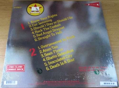 THE CLASH Combat Rock 2017 European Pressing VINYL LP