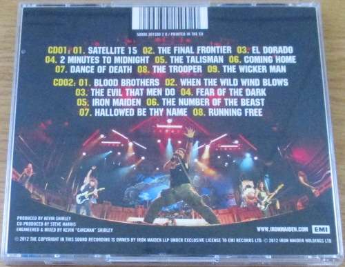 IRON MAIDEN En Vivo! 2xCD IMPORT CD