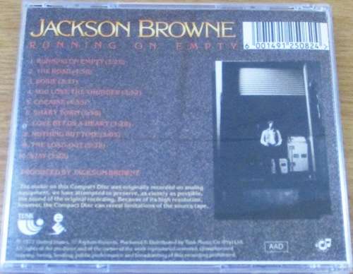 JACKSON BROWNE Running on Empty  CD [Shelf Z Box 8]