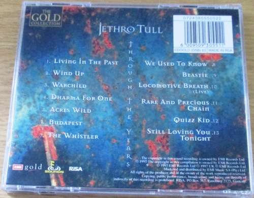 JETHRO TULL Through the Years   [Shelf Z Box 9]