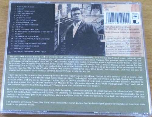 JOHNNY CASH At Folsom Prison  [Shelf Z Box 10]