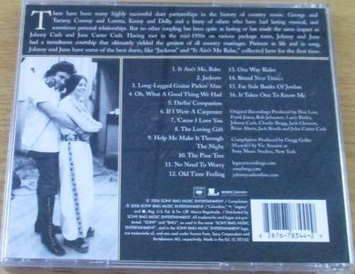 JOHNNY CASH + JUNE CARTER Duets  [Shelf Z Box 10]
