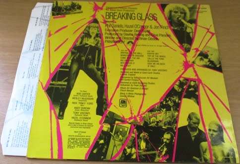 HAZEL O` CONNOR Breaking Glass RECORD