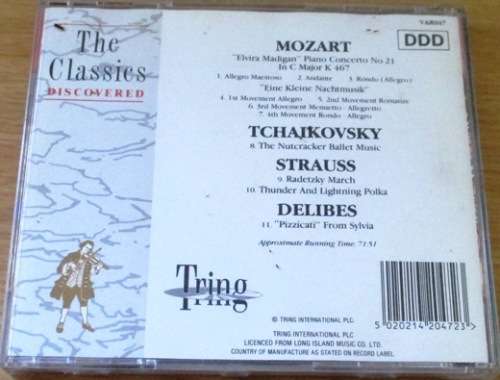 THE CLASSICS Discovered 7 Mozart, Tchaikovsky, Strauss, Delibes  [Classical Box 1]