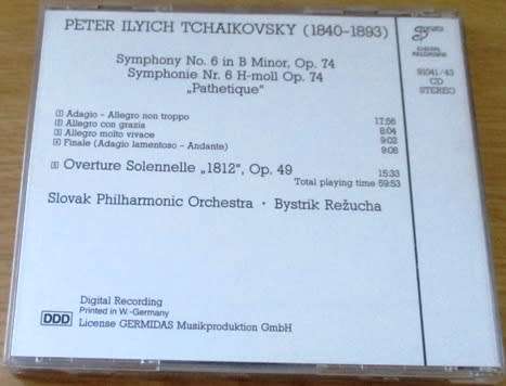 TCHAIKOVSKY Symphony 6 [Classical Box 1]