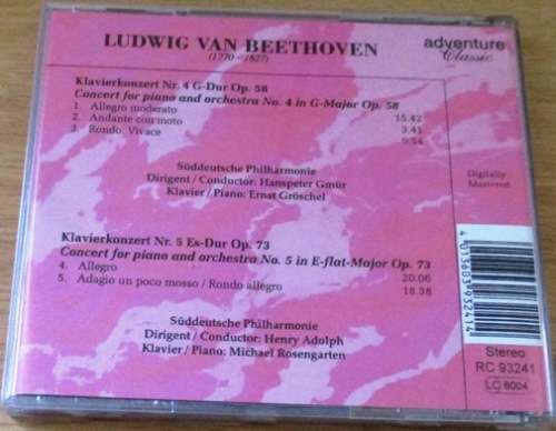BEETHOVEN Klavierkonzert 4 + 5  [Classical Box 1]