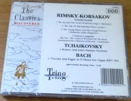 THE CLASSICS Discovered 9 Tchaikovsky, Bach  [Classical Box 1]