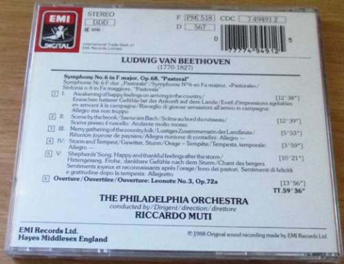 BEETHOVEN  Symphonie 6  [Classical Box 1]