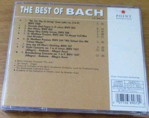 THE BEST OF BACH  [Classical Box 1]
