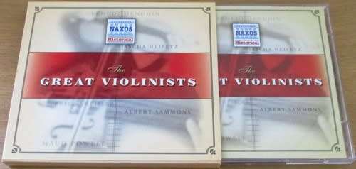 THE GREAT VIOLINISTS Naxos Historical with slipcase [Classical Box 2]