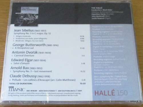 THE HALLE 150th ANNIVERSARY [Classical Box 2]