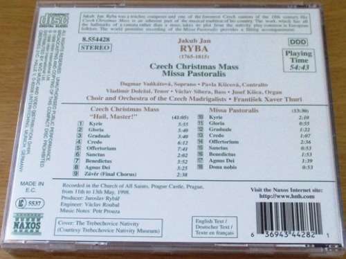 JAKUB JAN RYBA Czech Christmas Mass [Classical Box 2]
