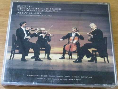 BEETHOVEN  String Quartet  No.1  Smetana Quartet [Classical Box 2]