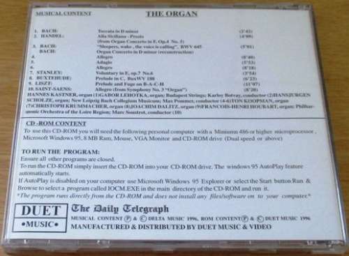 THE INSTRUMENTS OF THE ORCHESTRA The Organ  [Classical Box 2]