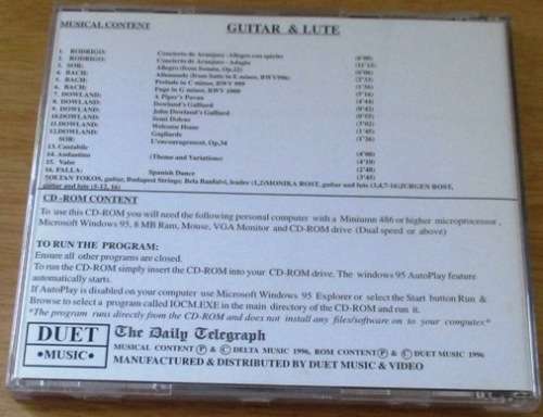THE INSTRUMENTS OF THE ORCHESTRA The Guitar + Lute  [Classical Box 2]