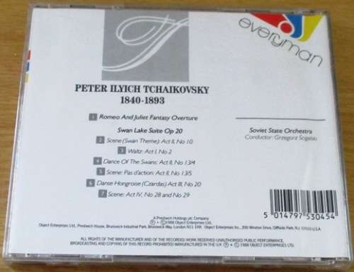 TCHAIKOVSKY Romeo and Juliet [Classical Box 3]