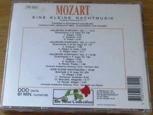MOZART Eine Kleine Machtmusik [Classical Box 3]