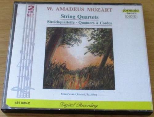 W. AMADEUS MOZART String Quartets Striechquartette 2XCD [Classical Box 3]
