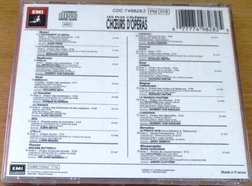 LES PLUS CELEBRES Choeurs D`Operas [Classical Box 3]