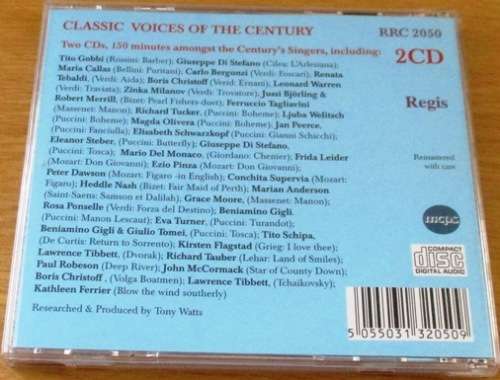 CLASSIC VOICES OF THE CENTURY 2xCD  [Classical Box 3]